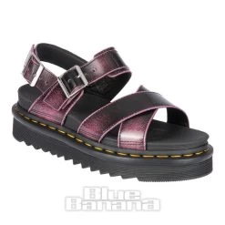 Dr. Martens Dr Martens Voss II Two Tone Vegan Rub Off Sandals (Black)