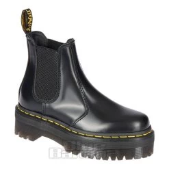 Dr. Martens Dr Martens Smooth 2976 Quad -Plattform -Boot (Schwarz)