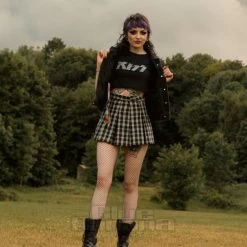 Official KISS Logo Diamante Skinny T Shirt (Black) -Unique Clothing&Accessories KandRFESTIVALS 46