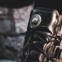 New Rock M.474-S1 Reactor Boots (Black) -Unique Clothing&Accessories a0988372d6b11de8283688c63cf8 newrock reactor boot branding
