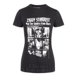 Official Ziggy Stardust Spiders T-Shirt (Black)
