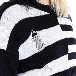 Heartless Layla Top (Black/White) -Unique Clothing&Accessories a313906637c872a93edba929212c 151730 e