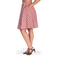 Banned Cherry Check Skirt (Red) -Unique Clothing&Accessories a49d5b0f7094c08e682a3736b38b 151945 b