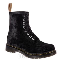 Dr. Martens Dr Martens 1460 Vegan Crushed Velvet Boots (Black)