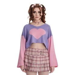 Banned Nori Jumper (Pink/Lilac)