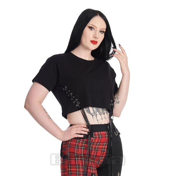 Banned Yuri Top (Black) 4 Banned Yuri Top (Black) - Image 2