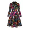 Bleeding Heart Collared Floral Dress (Multicolored) -Unique Clothing&Accessories accc8e8e03bf5bec20ddcc6da110 150779