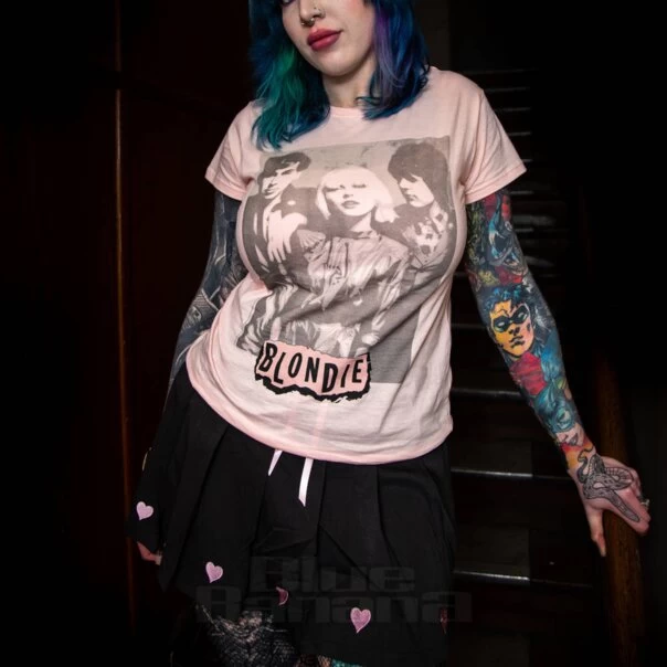Official Blondie Debbie Harry T-Shirt (Pink) 5 Official Blondie Debbie Harry T-Shirt (Pink) - Image 3