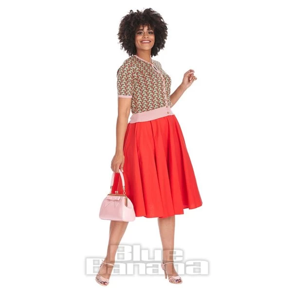 Banned Hearts Cardigan (Cream/Pink) 6 Banned Hearts Cardigan (Cream/Pink) - Image 4