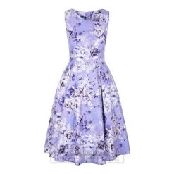 Bleeding Heart Floral Dress (Lilac)