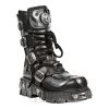 New Rock M.107-S2 Reactor Demon Flame Calf Boots (Black) -Unique Clothing&Accessories b2bfba31130b5f6e891230f608ab 128446 m 107 s2