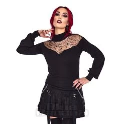 Jawbreaker Spiderweb Jumper (Black)