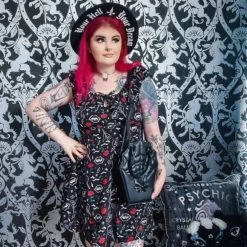 Hell Bunny Lilith Mini Dress (Black) -Unique Clothing&Accessories b64aa1940385d11089fc504603fd