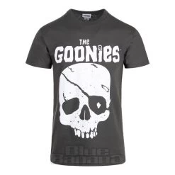 Official Goonies Skull & Logo T-Shirt (Grey)