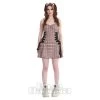 Banned Klondike Lace Up Dress (Pink)
