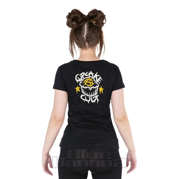 Cupcake Cult Spooky Cat T-Shirt (Black/Orange) 4 Cupcake Cult Spooky Cat T-Shirt (Black/Orange) - Image 2