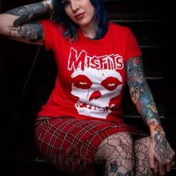 Official Misfits Logo T-Shirt (Red) 9 Official Misfits Logo T-Shirt (Red) -Unique Clothing&Accessories bc95edba53bc3d4bac229052abf6 misfits red