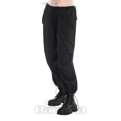 Banned Raven Pin Stripe Trousers (Black) -Unique Clothing&Accessories bcdac00646f826b85bc6ed407ef3