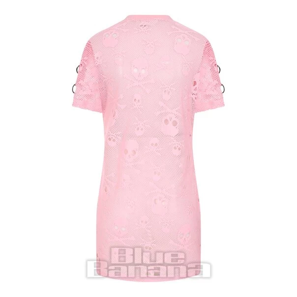 Banned Keiko Net Dress (Pink) 7 Banned Keiko Net Dress (Pink) - Image 5