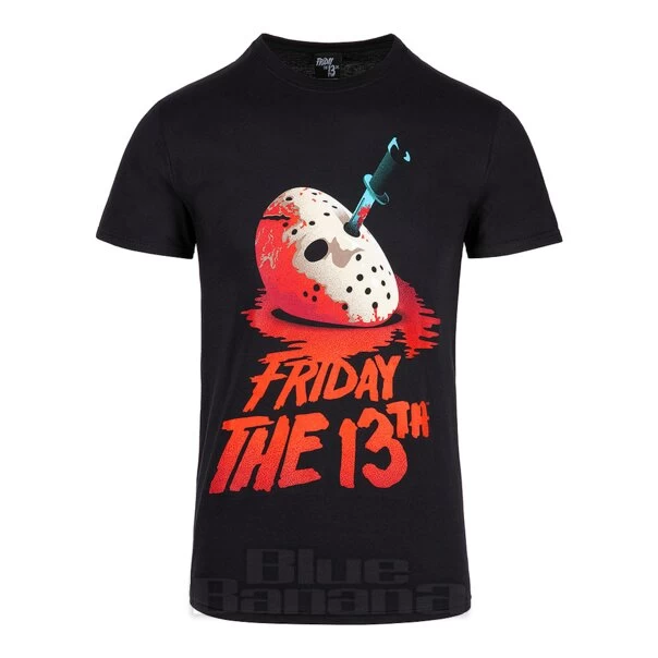 Official Friday The 13th Mask T-Shirt (Black) 3 Official Friday The 13th Mask T-Shirt (Black)