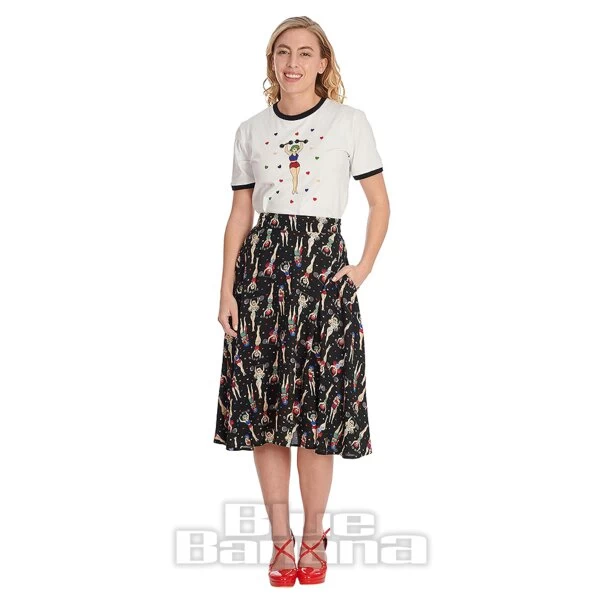 Banned Anchor Pinup Skirt (Black) 10 Banned Anchor Pinup Skirt (Black) - Image 8