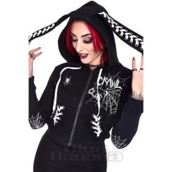 Jawbreaker Rabbit Ears Hoodie (Black) -Unique Clothing&Accessories c810f2e9c325019eee78f7cf4a59