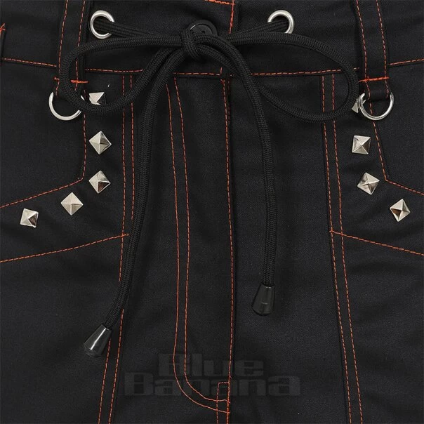 Banned Strap Trousers (Black/Orange) 5 Banned Strap Trousers (Black/Orange) - Image 3