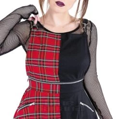 Heartless Into The Void Pinafore Dress (Black/Red) -Unique Clothing&Accessories c8bbc2551233f75c3fb95b25717b 151659 e