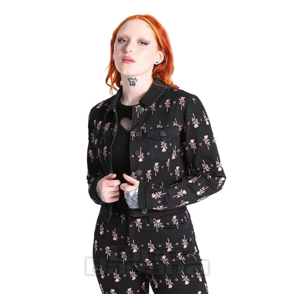 Hell Bunny The Lover Jacket (Black) 5 Hell Bunny The Lover Jacket (Black) - Image 3