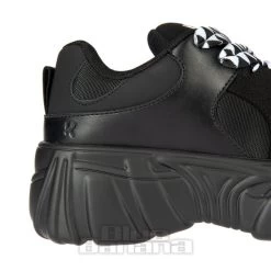 KOI FOOTWEAR Koi Ricta Flip Chunky Sole Trainers (Black/White) -Unique Clothing&Accessories ccbf6637248c981dbb29ddd41419