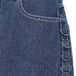 Hell Bunny Cameron Jeans (Blue) -Unique Clothing&Accessories cf0cc10e2eccf0dbc8b57682a045