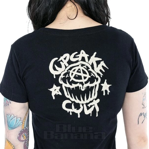 Cupcake Cult Spooky Cat T-Shirt (Black/White) 8 Cupcake Cult Spooky Cat T-Shirt (Black/White) - Image 6