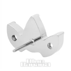 Blue Banana Polished Titanium Cubic Zirconia Trio Threadless Top (Silver) -Unique Clothing&Accessories d61d1f819adb3e0ab4829c8b6bf6 151519 b