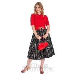 Banned Polka Dot Days Swing Skirt (Black) -Unique Clothing&Accessories d7a6dfdeedc6b190b27f70bde8b7 151987 d