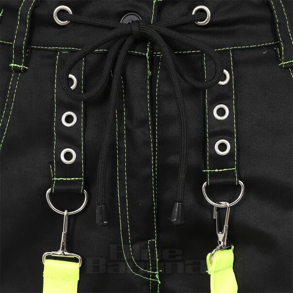 Banned Strap Trousers (Black/Green) 5 Banned Strap Trousers (Black/Green) - Image 3