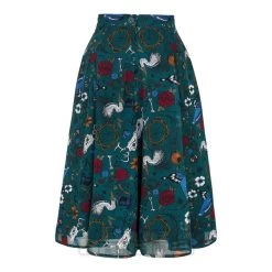 Hell Bunny Sianna Chiffon Skirt (Teal Blue) 19 Hell Bunny Sianna Chiffon Skirt (Teal Blue) -Unique Clothing&Accessories dd4e9f49619ee4de627c05fe065e