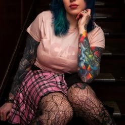 Offical AC/DC 74 Jailbreak T-Shirt (Pink) -Unique Clothing&Accessories de952c4b98d45b29f5844b8ee9a1 acdc 74 jailbreak pink 2