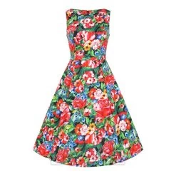 H&R London Floral Phoebe Swing Dress (Multi) -Unique Clothing&Accessories e04f1e834605b3f5c8f7c163a41e