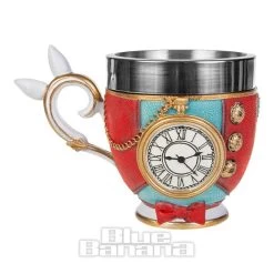 Nemesis Now Pinkys Up White Rabbit Mug (Red/Blue) -Unique Clothing&Accessories e49e0ae1bcdb9c8aa1ea2c637290