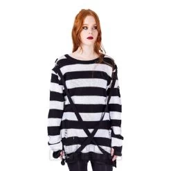 Heartless Oriana Jumper (Black/White)
