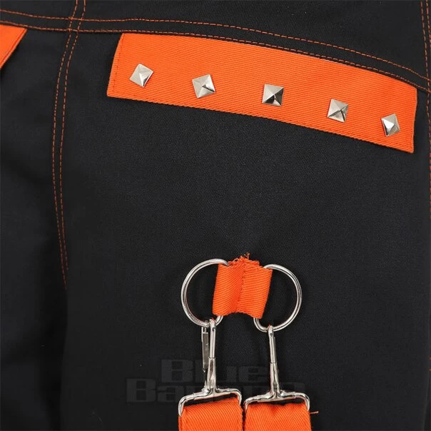 Banned Strap Trousers (Black/Orange) 8 Banned Strap Trousers (Black/Orange) - Image 6
