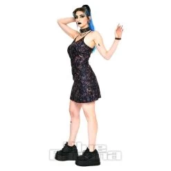 Jawbreaker Paradise Lost Slip Mini Dress (Multicoloured) -Unique Clothing&Accessories eb598f69505c082e368877f04334