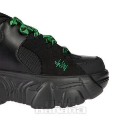 KOI FOOTWEAR Koi Ricta Flip Chunky Sole Trainers (Black/Green) 20 KOI FOOTWEAR Koi Ricta Flip Chunky Sole Trainers (Black/Green) -Unique Clothing&Accessories eddeaaadca6164dc5ae6e77dd85b