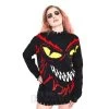 Jawbreaker Laughing Gremlin Oversized Jumper (Black) -Unique Clothing&Accessories eee7c6210d59201c17009f43cb20