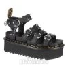 Dr. Martens Dr Martens Blaire Quad Hardware Pierced Sandals (Black) -Unique Clothing&Accessories f1ce0537f8f65e42b7fdc8700190 151074