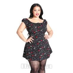 Hell Bunny Lilith Mini Dress (Black) -Unique Clothing&Accessories f1cf445e6640c58b124a3cb0b81c
