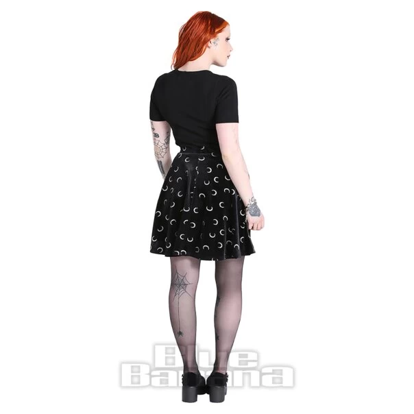Hell Bunny Misty Moon Skirt (Black) 4 Hell Bunny Misty Moon Skirt (Black) - Image 2