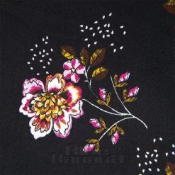 Bleeding Heart Pink Flower Long Sleeve Pencil Dress (Black) -Unique Clothing&Accessories f629a1432c6ad015c78ec75d99be 150803 e