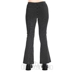 Banned Pinstripe Trousers (Black) -Unique Clothing&Accessories f70e7ac5b7701350c841a4882a49