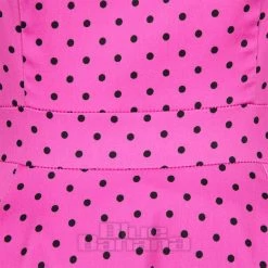 Bleeding Heart Polka Dot Lace Dress (Pink) -Unique Clothing&Accessories f79c8e3787f43ec6bfc2c44bb99a